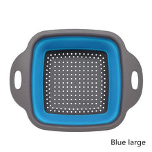 Load image into Gallery viewer, Foldable Silicone Draining  Basket
