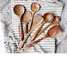 Load image into Gallery viewer, Natural Thailand Teak Wood Kitchen Tool
