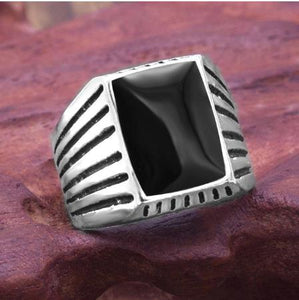Black Pendant Ring