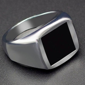 Black Pendant Ring