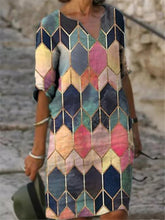 Load image into Gallery viewer, Loose Printed Dress - Alice
