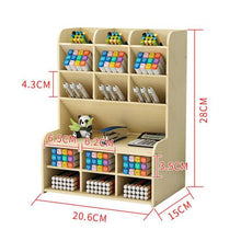 Load image into Gallery viewer, Multi-function Wooden Desktop Storage 2.0
