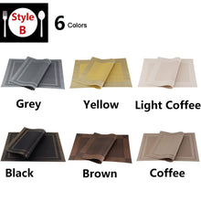 Load image into Gallery viewer, Non-slip washable placemats for dining
