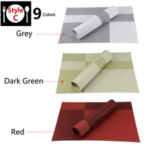 Load image into Gallery viewer, Non-slip washable placemats for dining

