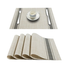 Load image into Gallery viewer, Non-slip washable placemats for dining
