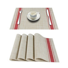 Load image into Gallery viewer, Non-slip washable placemats for dining
