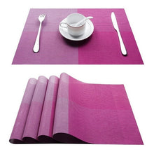 Load image into Gallery viewer, Non-slip washable placemats for dining
