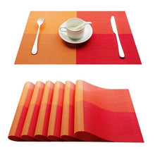 Load image into Gallery viewer, Non-slip washable placemats for dining
