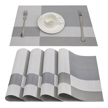 Load image into Gallery viewer, Non-slip washable placemats for dining
