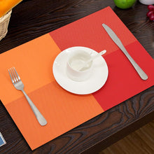 Load image into Gallery viewer, Non-slip washable placemats for dining
