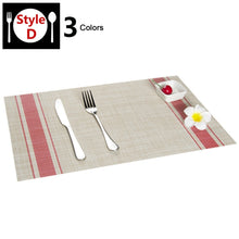 Load image into Gallery viewer, Non-slip washable placemats for dining
