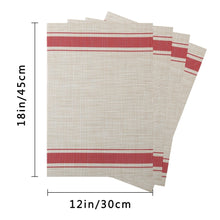 Load image into Gallery viewer, Non-slip washable placemats for dining
