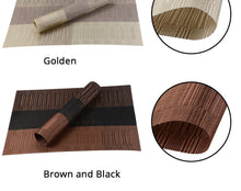 Load image into Gallery viewer, Non-slip washable placemats for dining

