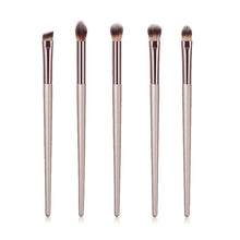 Load image into Gallery viewer, Champagne makeup brushes
