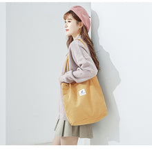 Load image into Gallery viewer, Corduroy Shoulder Bag
