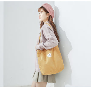 Corduroy Shoulder Bag