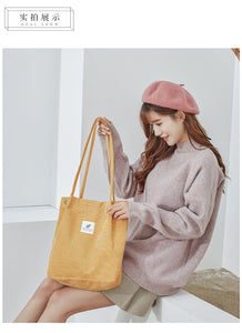 Corduroy Shoulder Bag