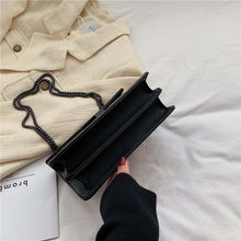 Load image into Gallery viewer, Rivets &amp; Chain Handbag
