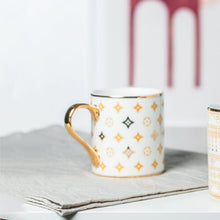 Load image into Gallery viewer, British Style Moroccan Coffee Cup and Saucer
