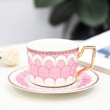 Load image into Gallery viewer, British Style Moroccan Coffee Cup and Saucer
