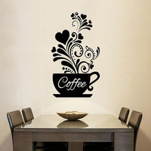 Load image into Gallery viewer, Coffee cup wall decal
